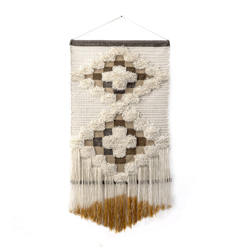 Cotton Wall Hanging with Rod Included AllModern